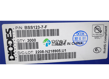 DIODES美台稳压芯片BSS123-7-F详细参数介绍